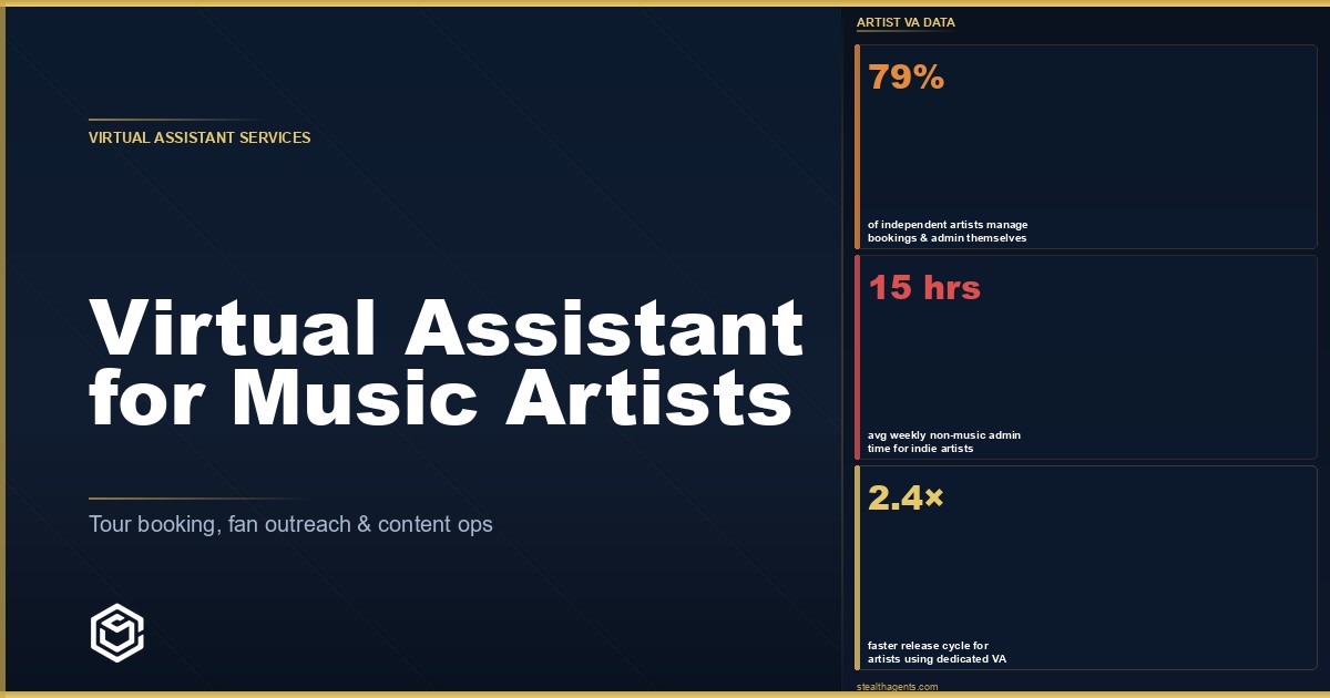 Virtual Assistant for Music Artists: Run Your Career Without Burning Out