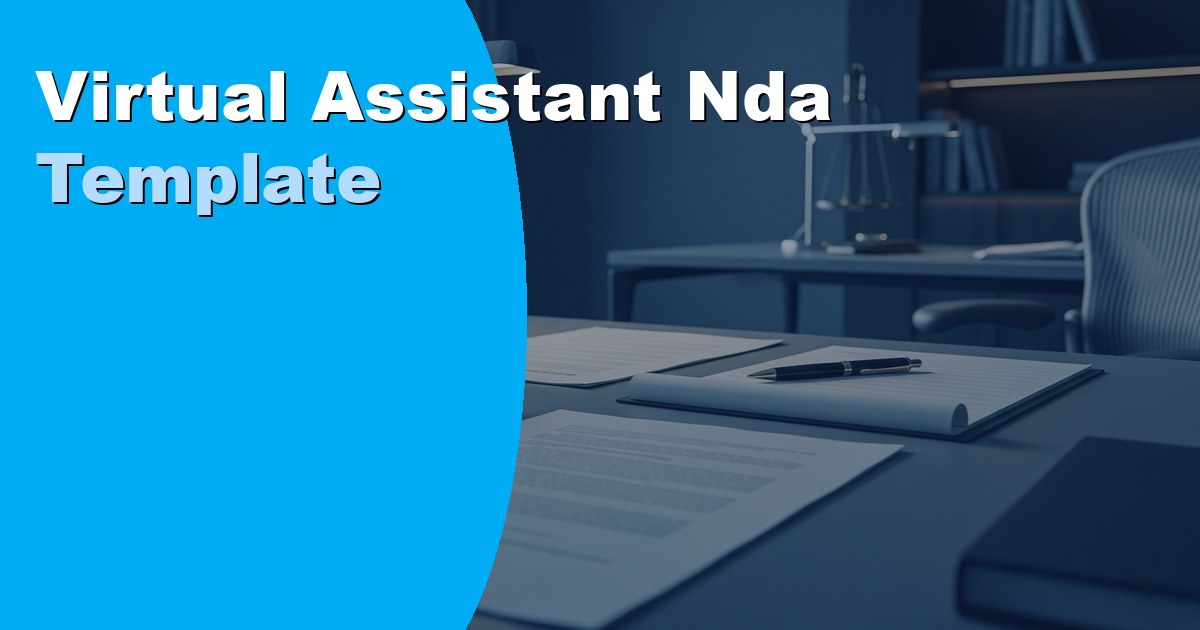 Virtual Assistant NDA Template: What to Include and Why