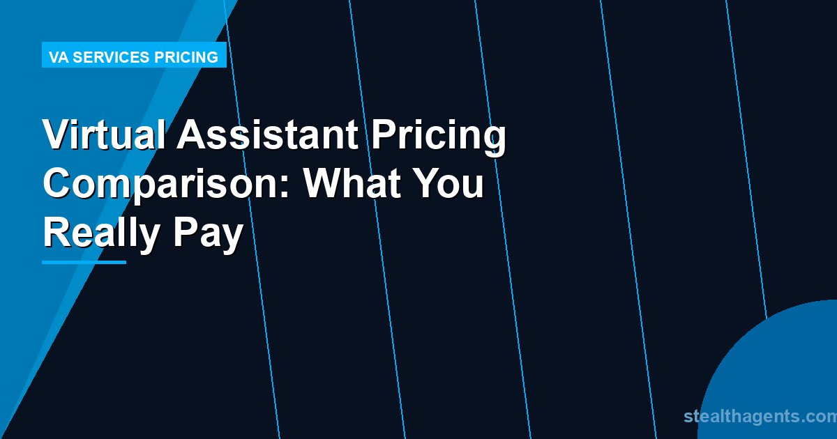 Virtual Assistant Pricing Comparison: What You Really Pay