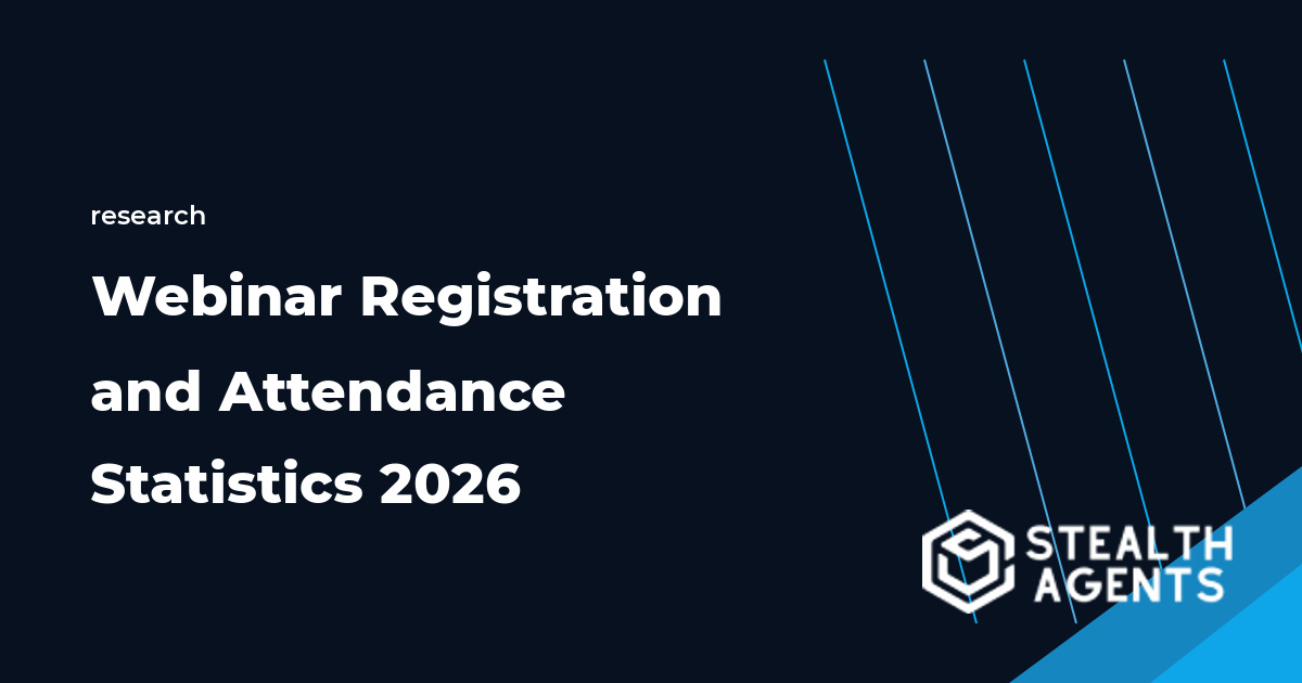 Webinar registration and attendance statistics for 2026