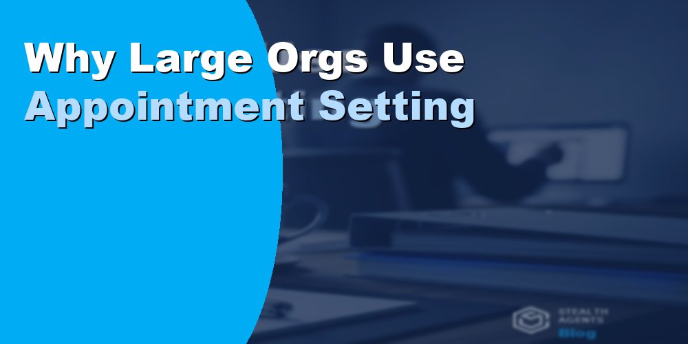Why Large Orgs Use Appointment Setting Teams: Guide 2026