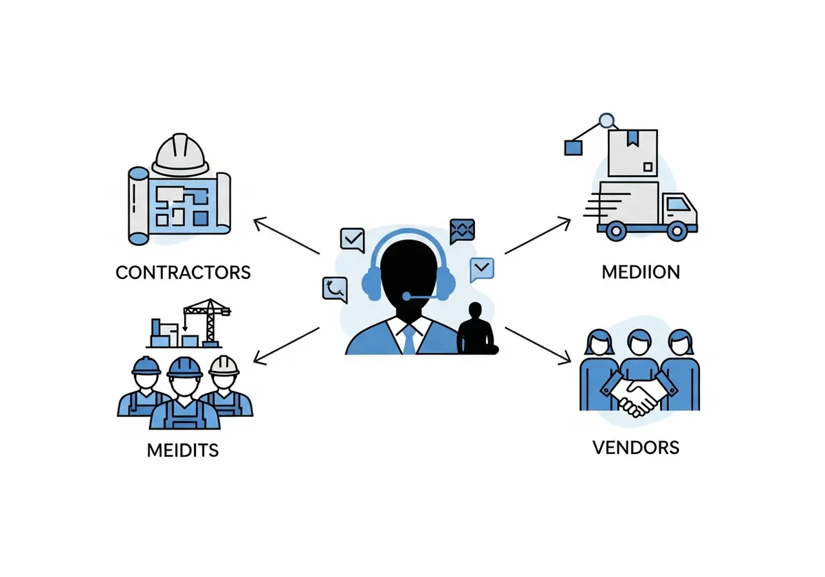 contractor and vendor liaison services