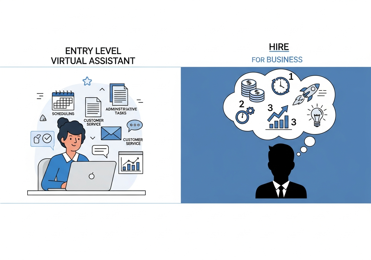 hire entry level virtual assistant