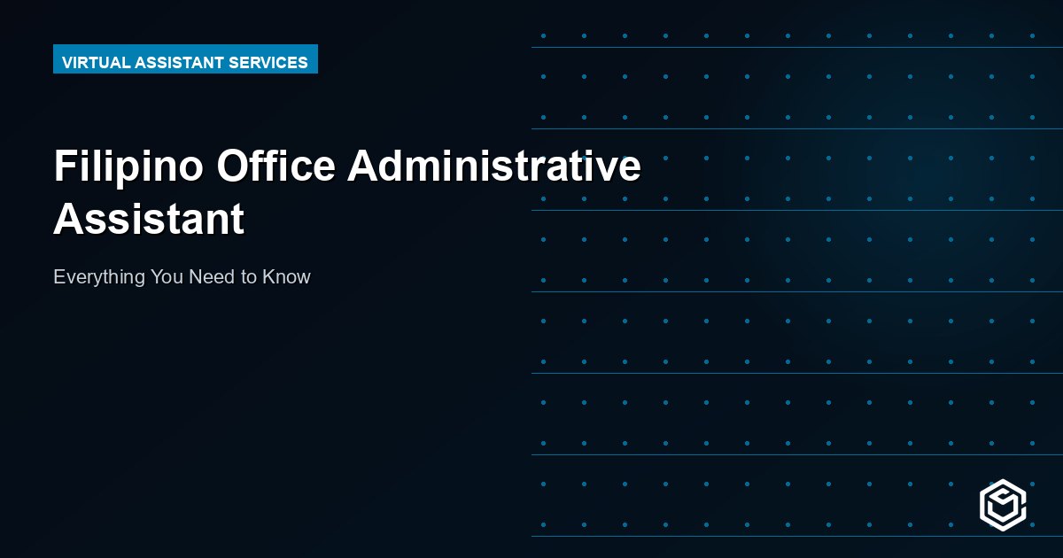 Filipino Office Administrative Assistant