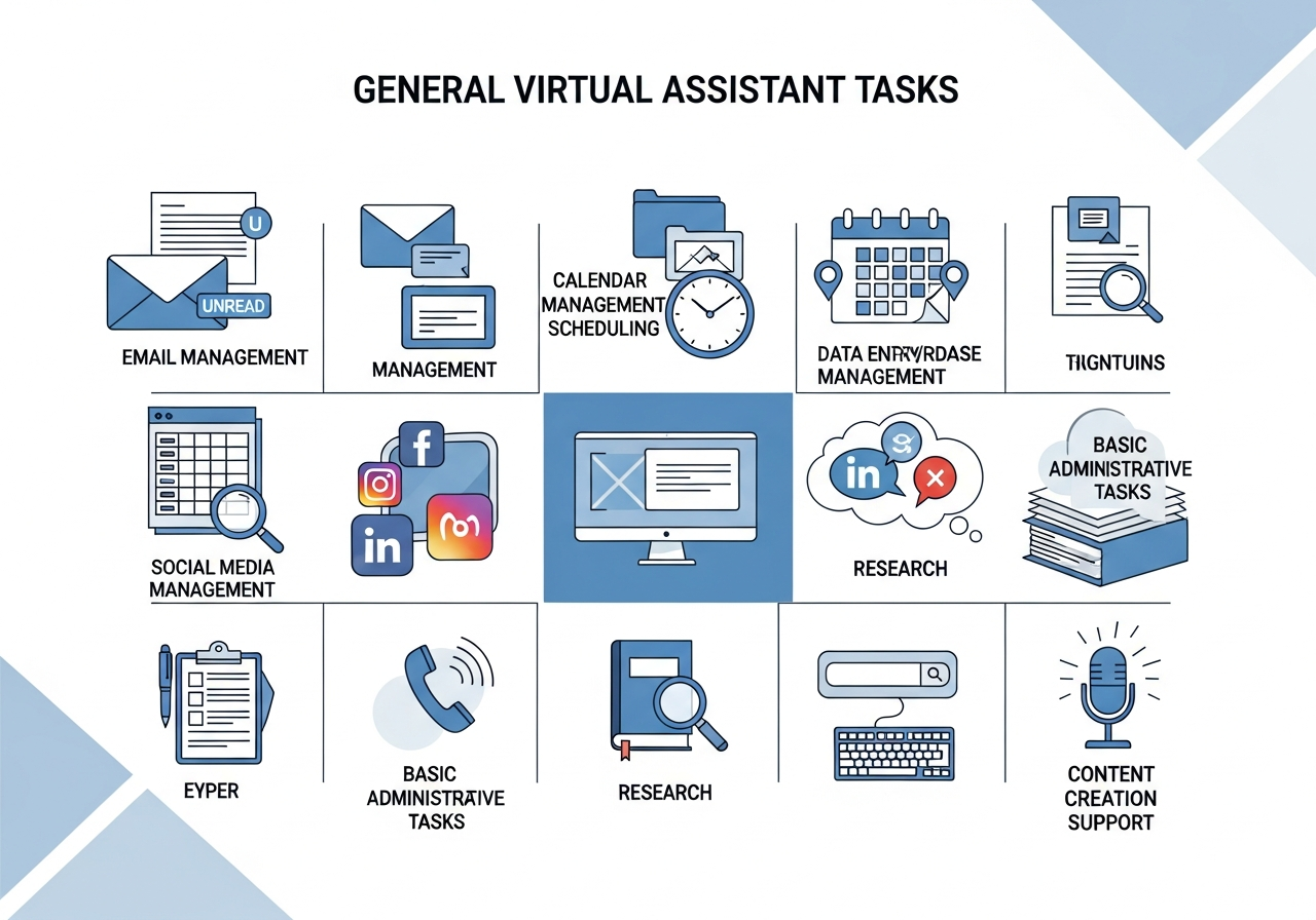 general virtual assistant tasks