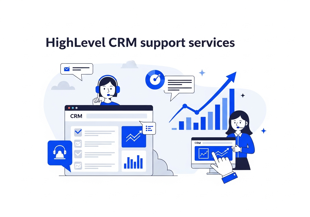 HighLevel CRM support services