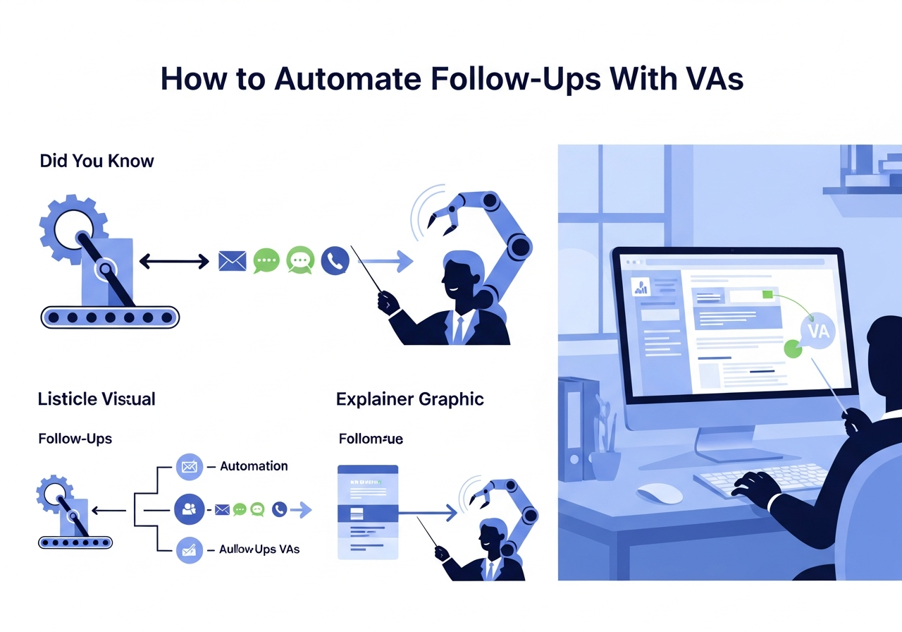 automate follow ups with VA