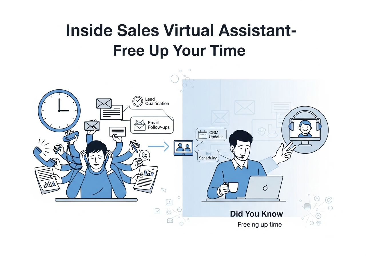 hire inside sales virtual assistant