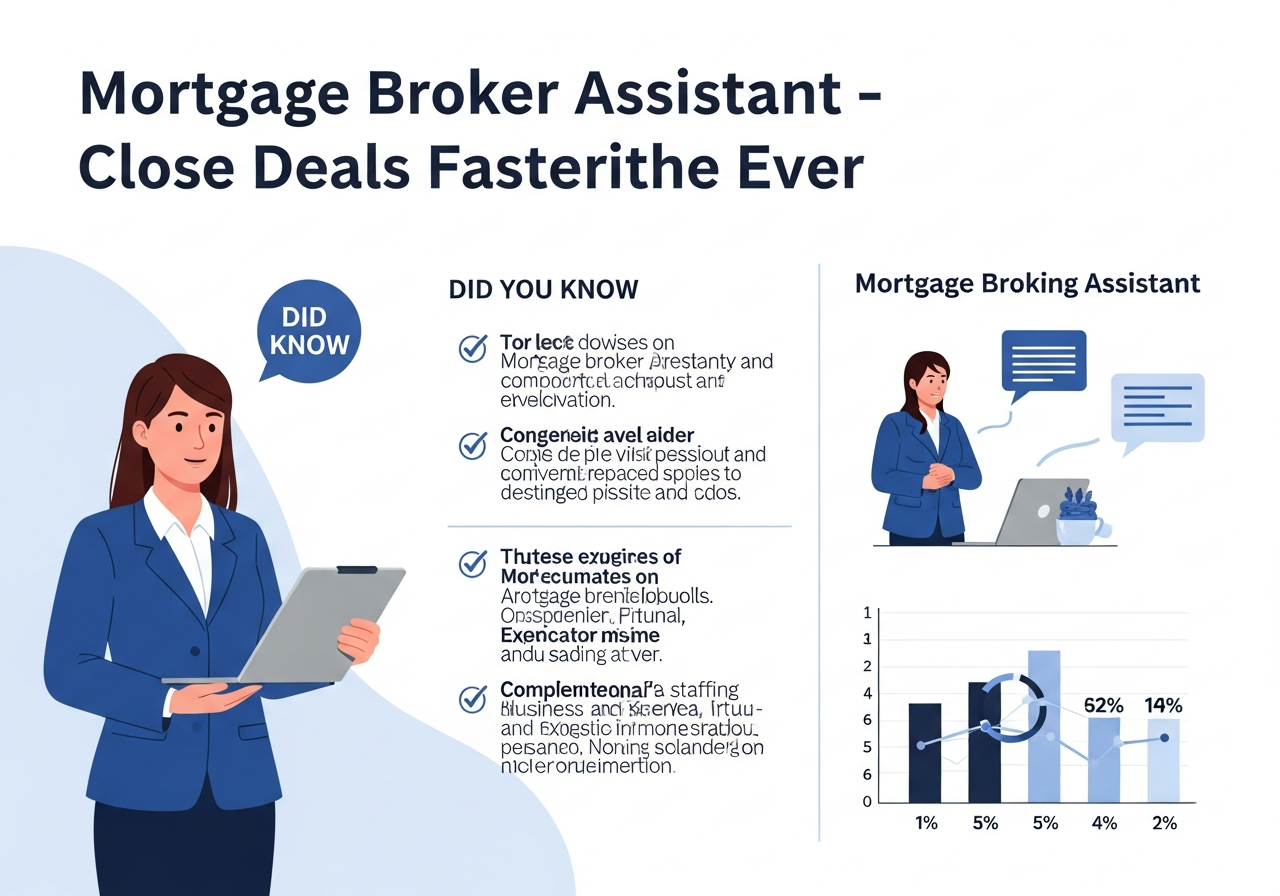 mortgage broking assistant