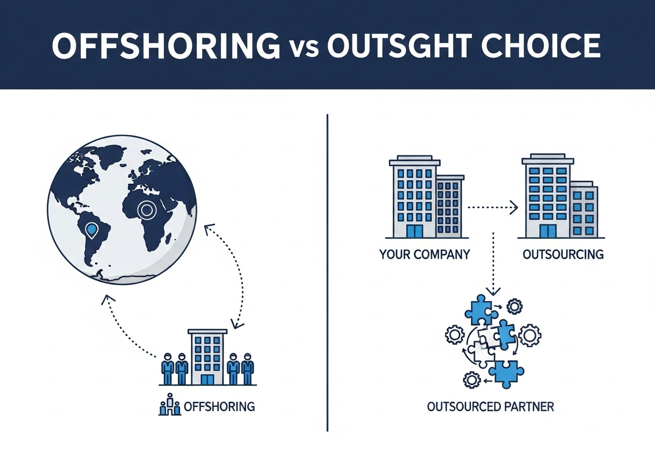 Offshoring vs Outsourcing