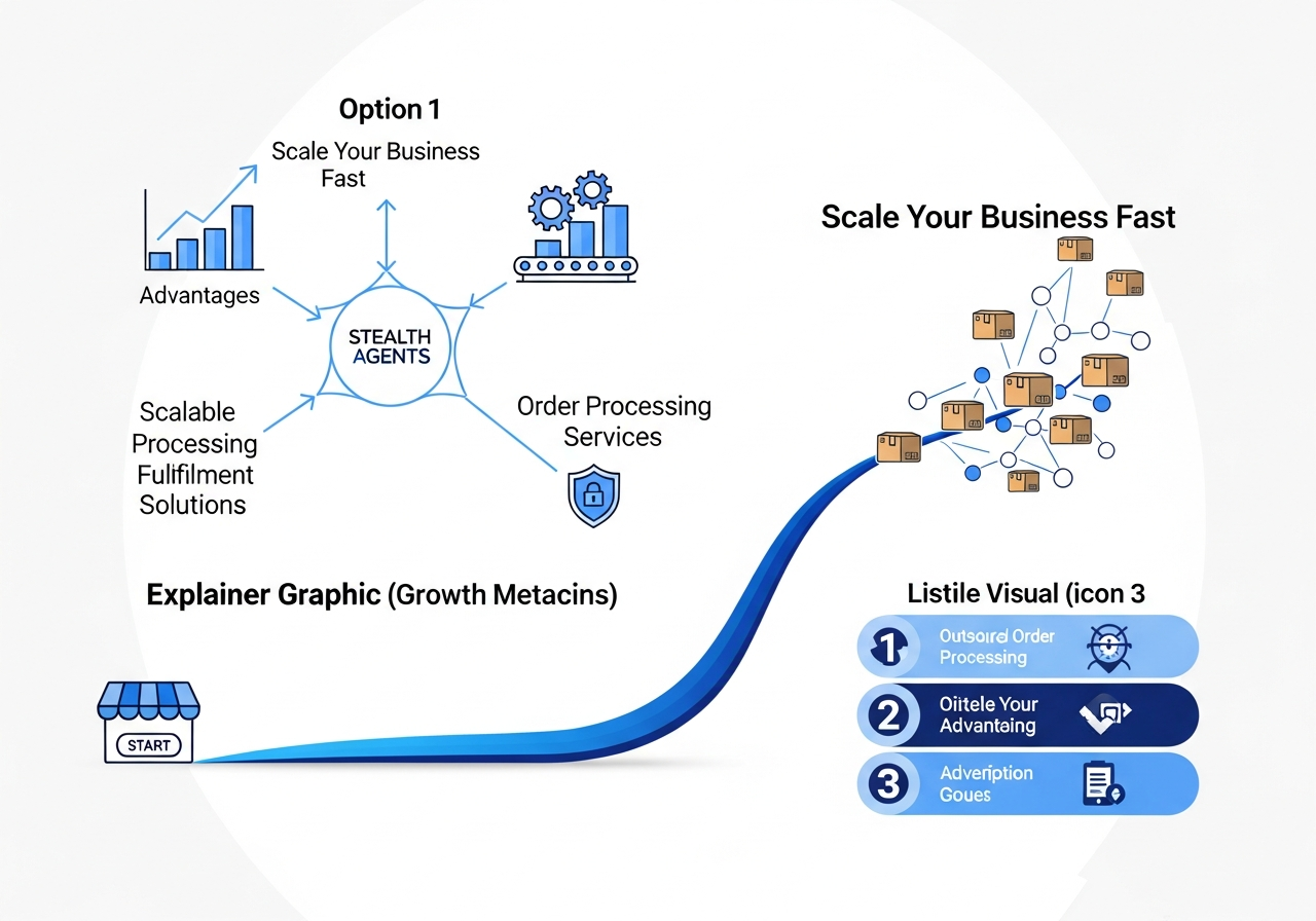 Stealth Agents outsourced order processing services advantages and scalable fulfillment solutions