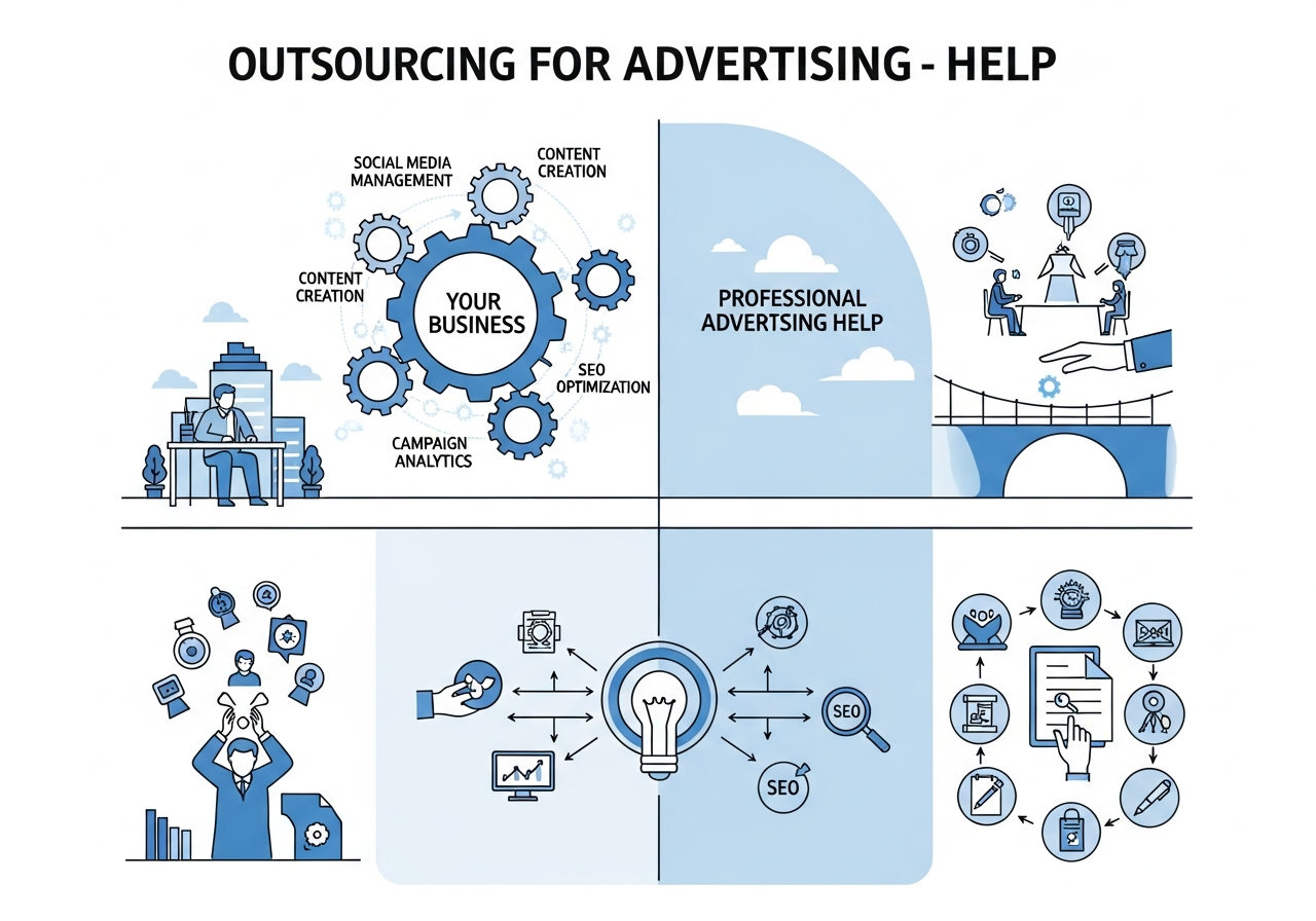 outsourced advertising support