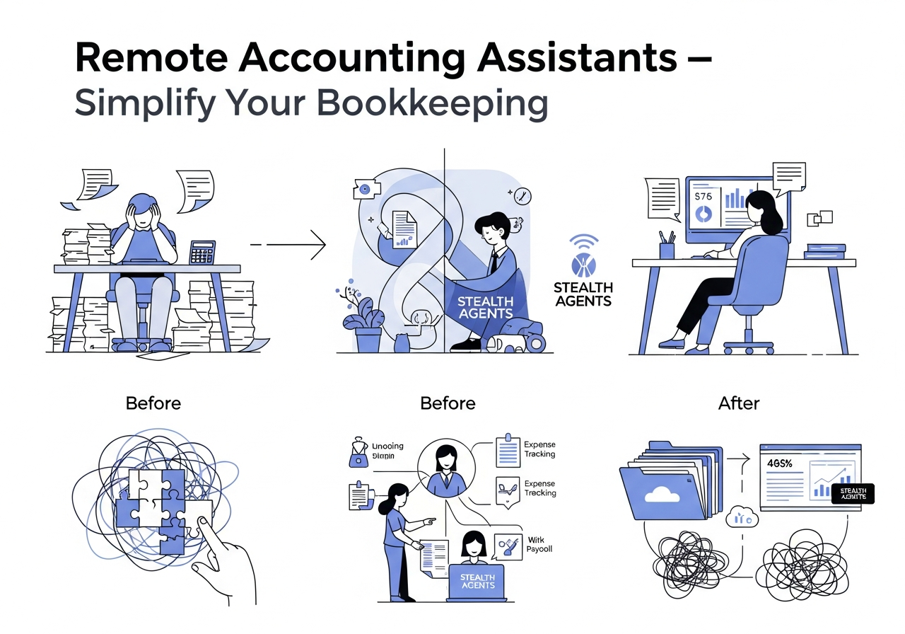 Hire a remote accounting assistant from Stealth Agents