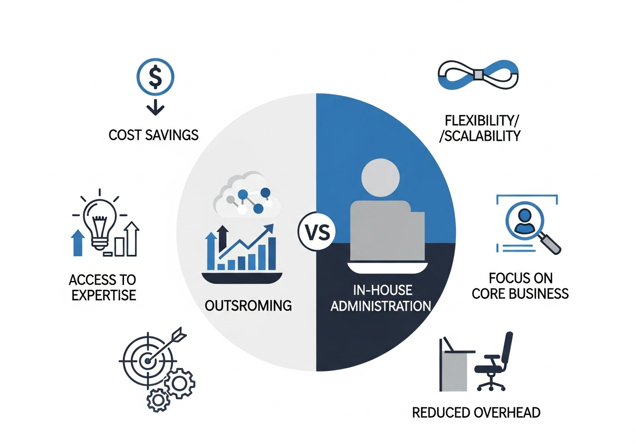 remote admin outsourcing benefits