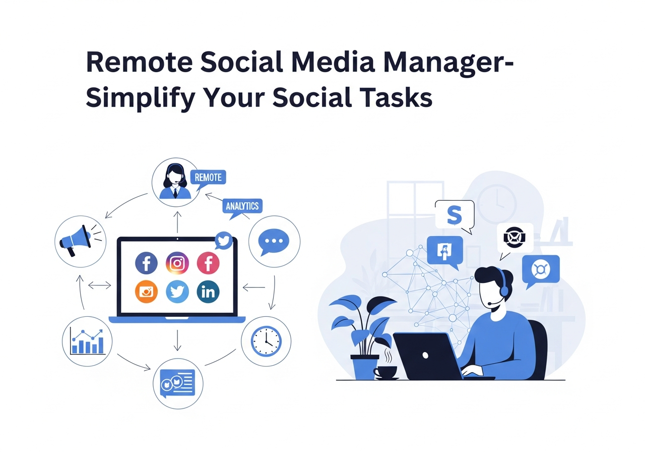 remote social media manager