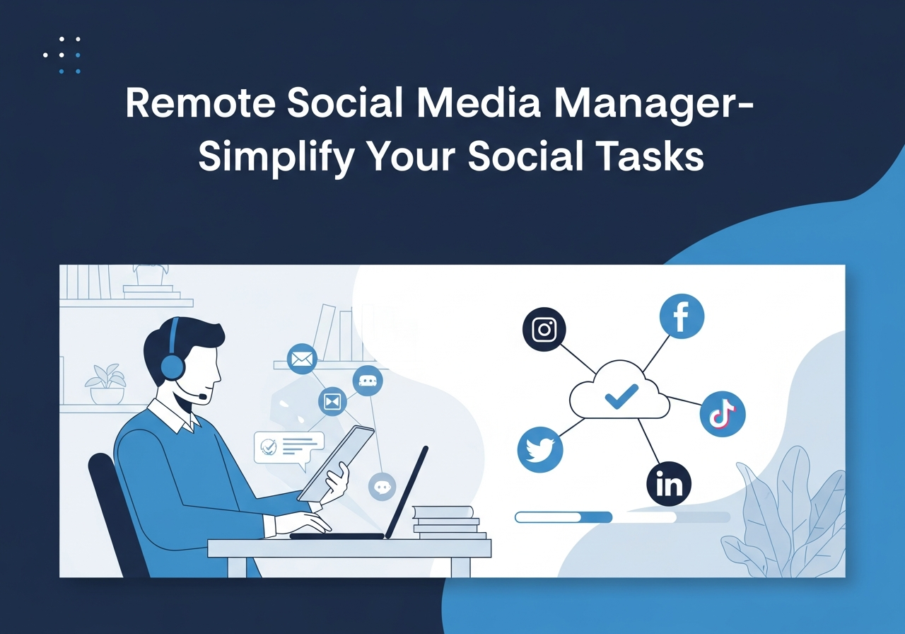 social media manager remote work