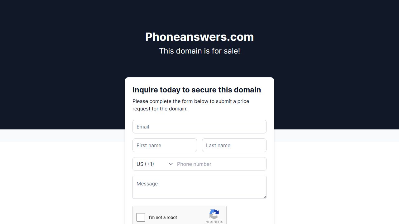 PhoneAnswers