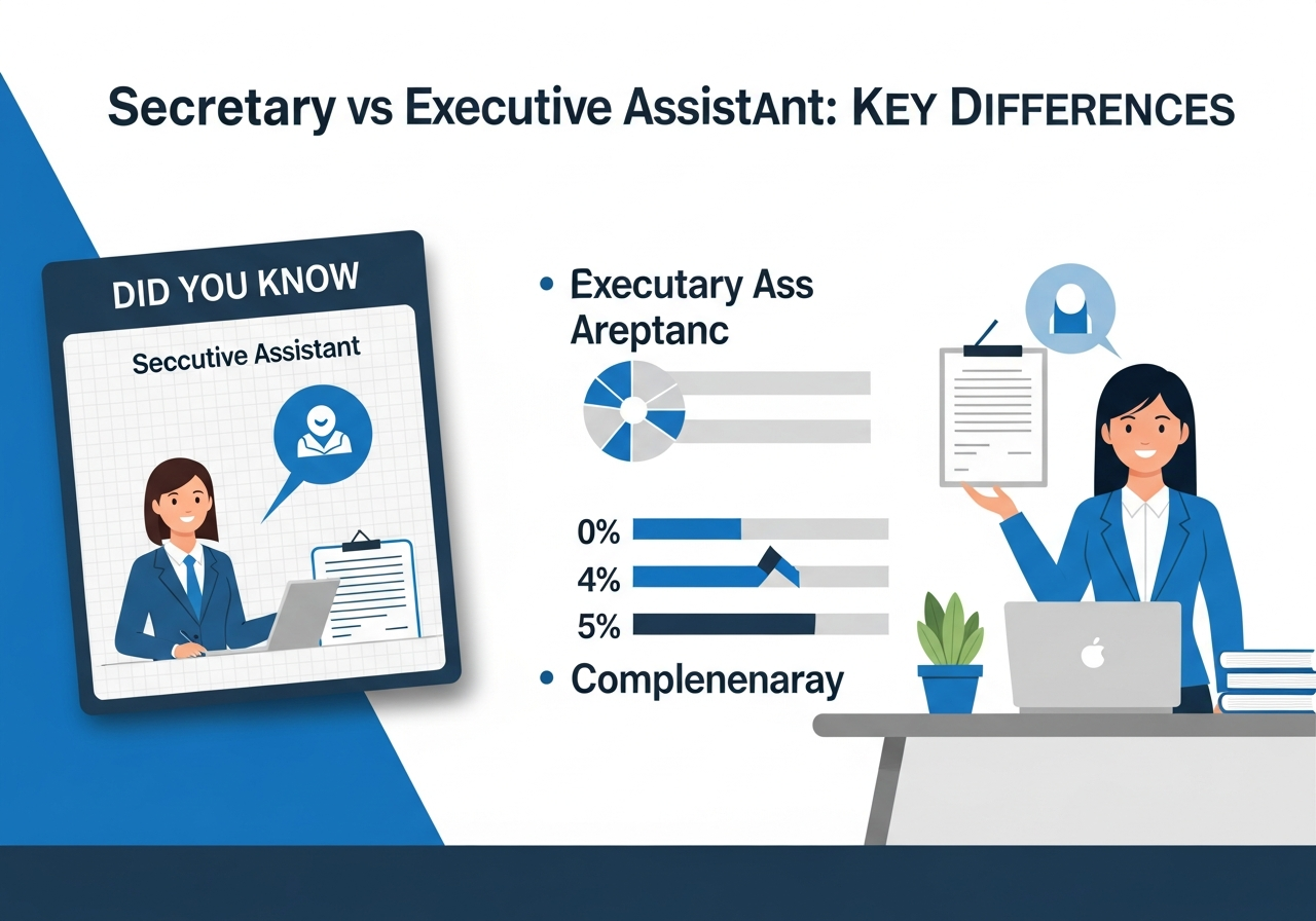 secretary vs executive assistant difference