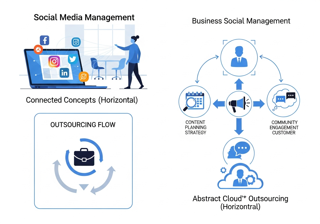 business social media management outsourcing