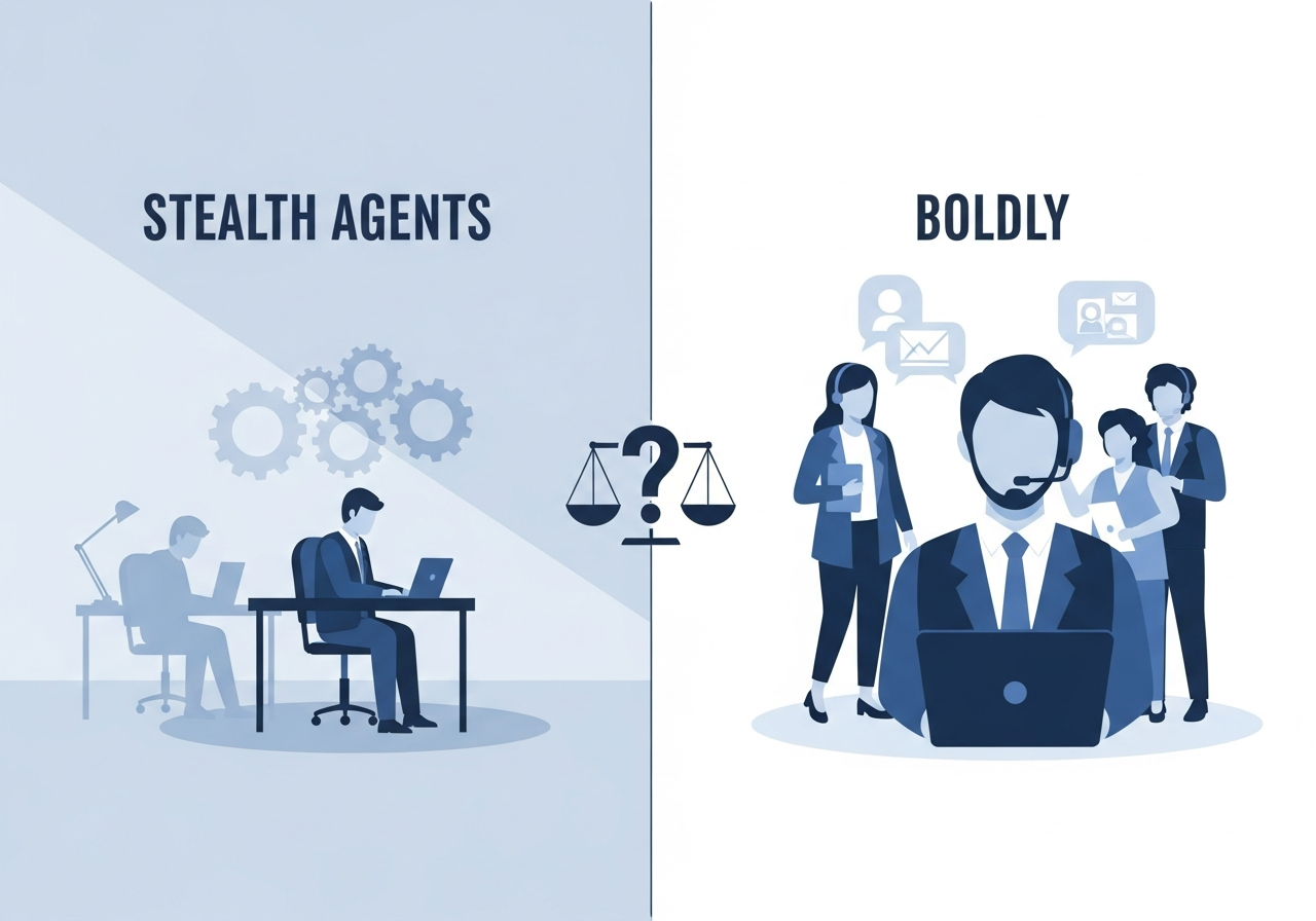 Outsourced business operations comparison between Stealth Agents and Boldly