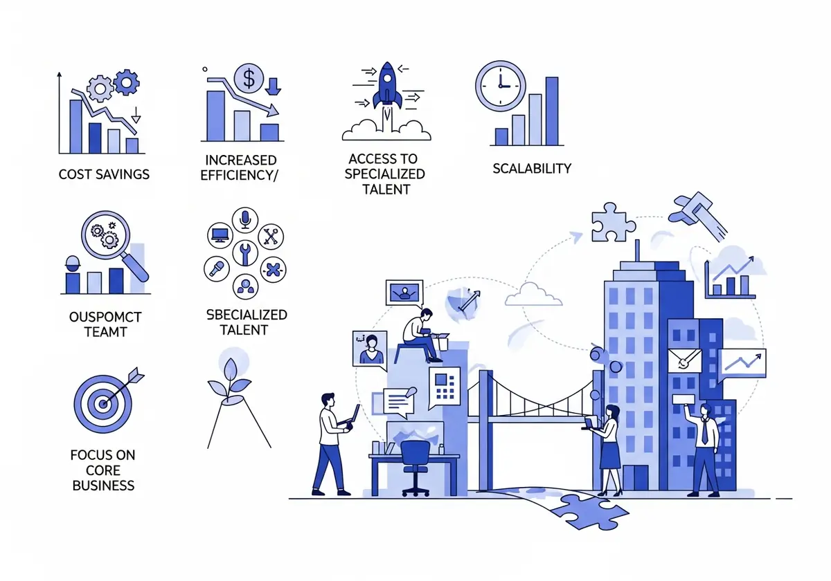 B2B outsourcing benefits