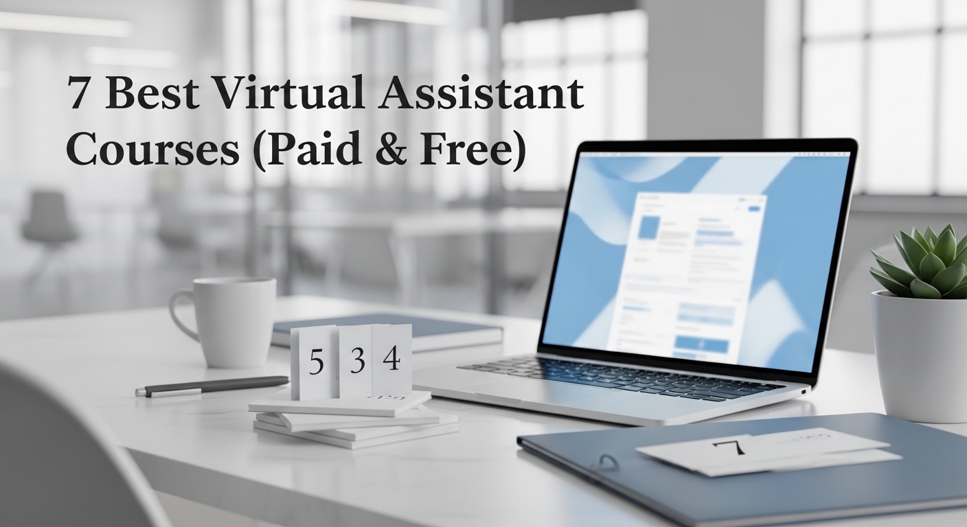 7 Best Virtual Assistant Courses (Paid Free)