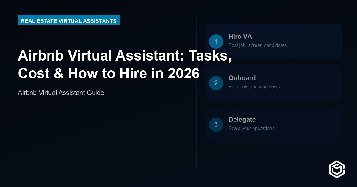 Airbnb Virtual Assistant: Tasks, Cost & How to Hire in 2026