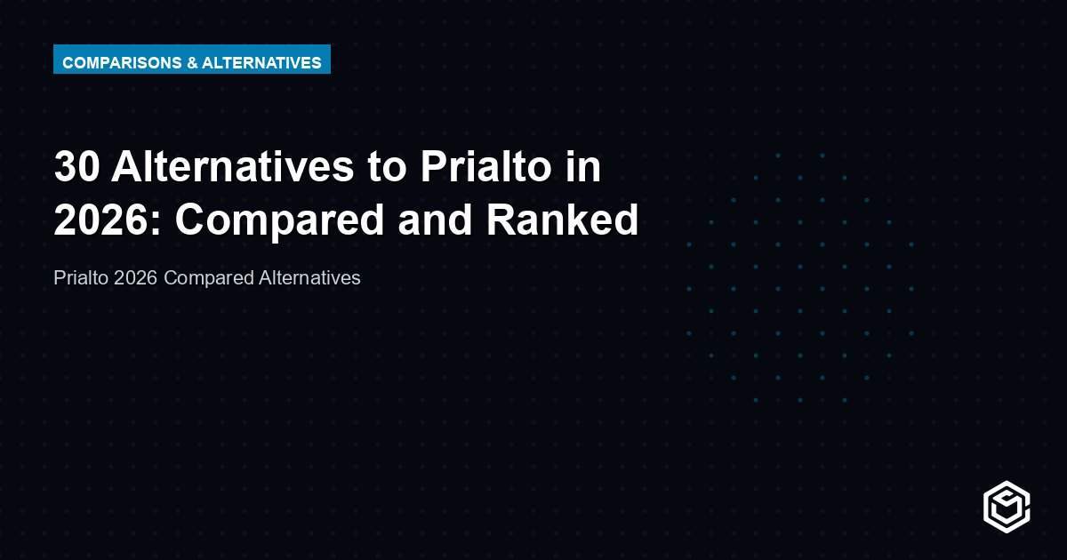 30 Alternatives to Prialto in 2026: Compared and Ranked