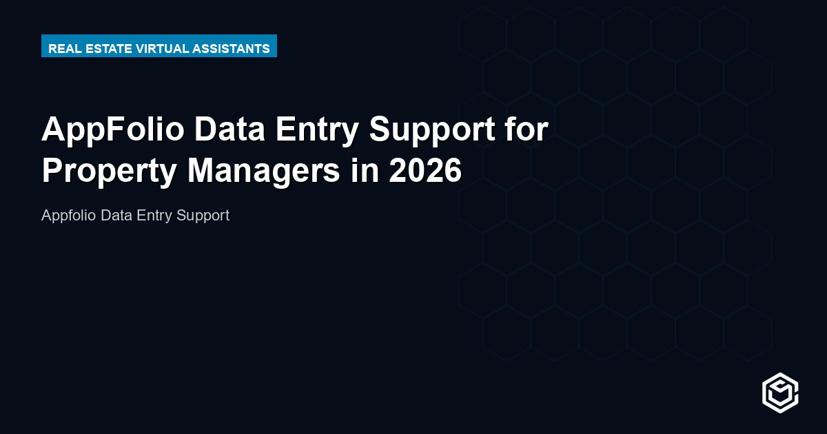 AppFolio Data Entry Support for Property Managers in 2026