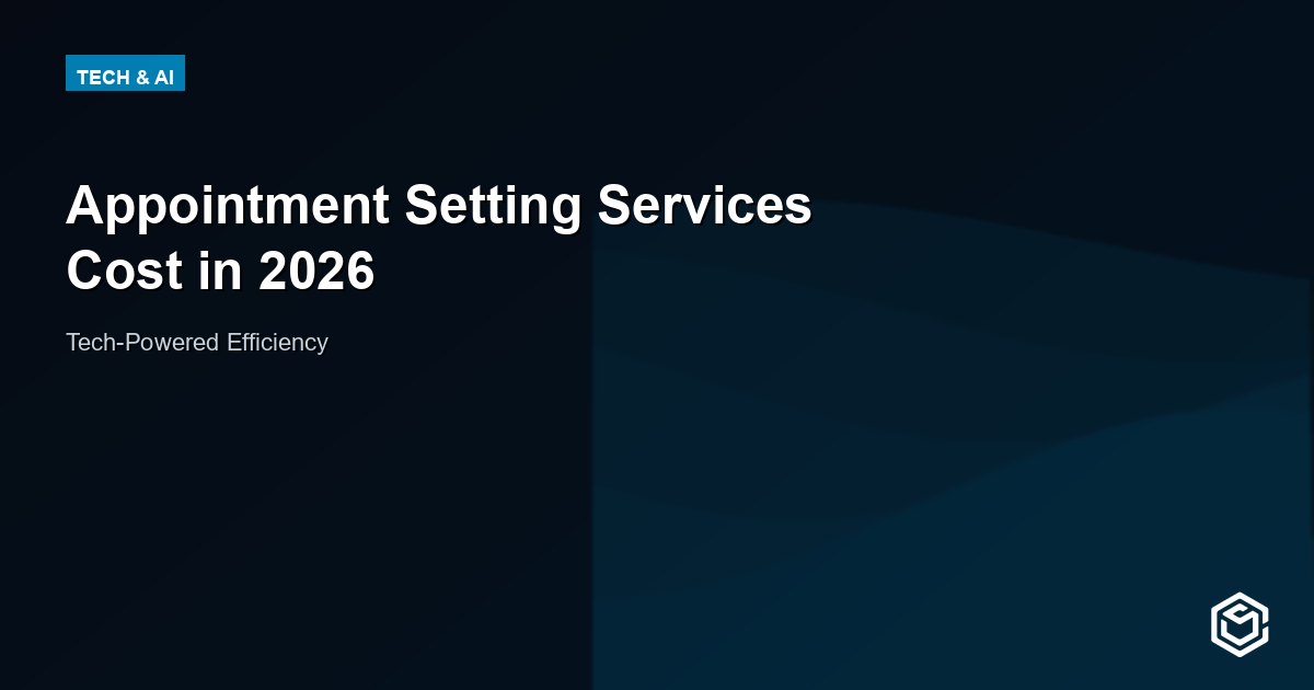 Appointment Setting Services Cost in 2026