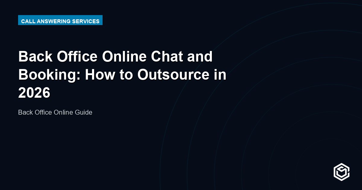 Back Office Online Chat and Booking: How to Outsource in 2026