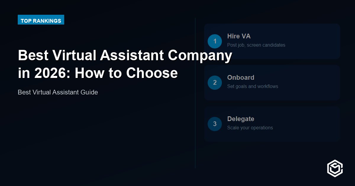 Best Virtual Assistant Company in 2026: How to Choose