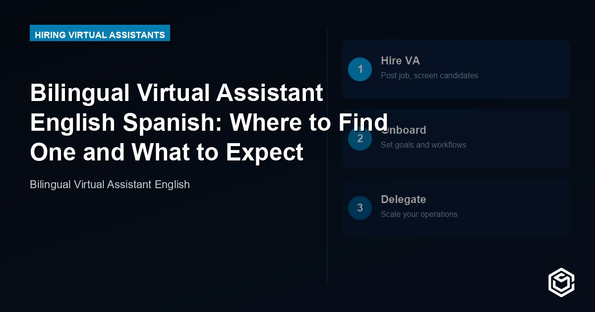 Bilingual Virtual Assistant English Spanish: Where to Find One and What to Expect