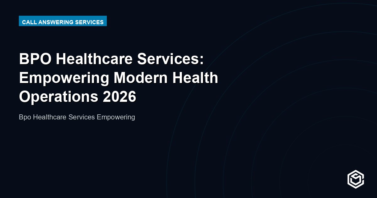 BPO Healthcare Services: Empowering Modern Health Operations 2026