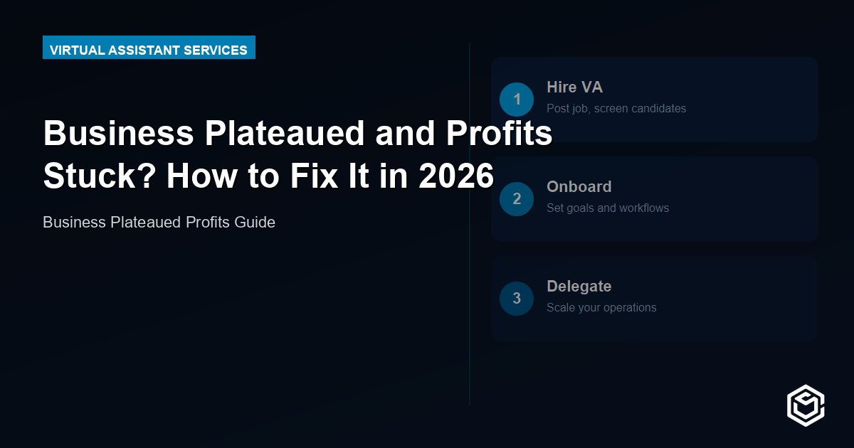 Business Plateaued and Profits Stuck? How to Fix It in 2026