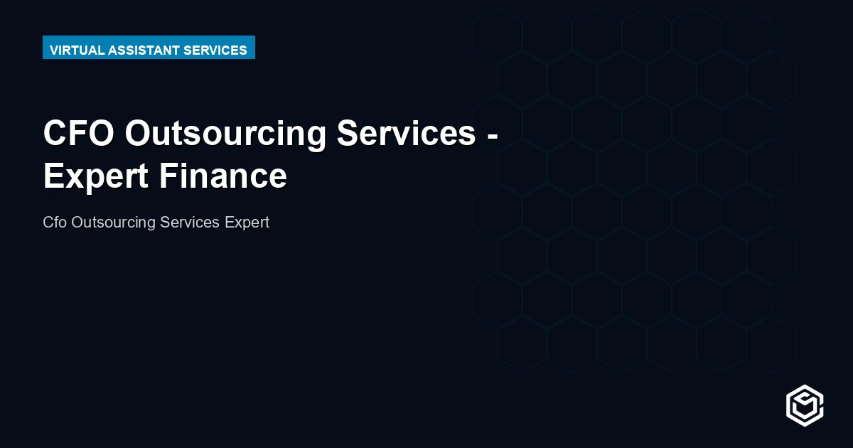 CFO Outsourcing Services - Expert Finance