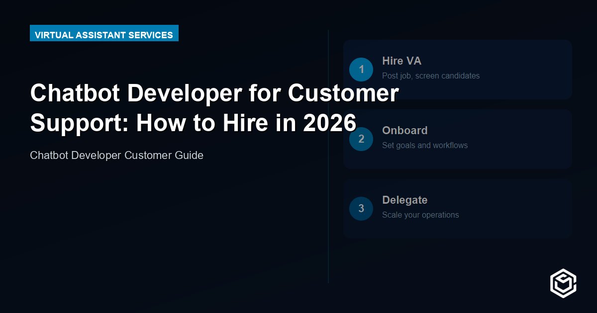 Chatbot Developer for Customer Support: How to Hire in 2026