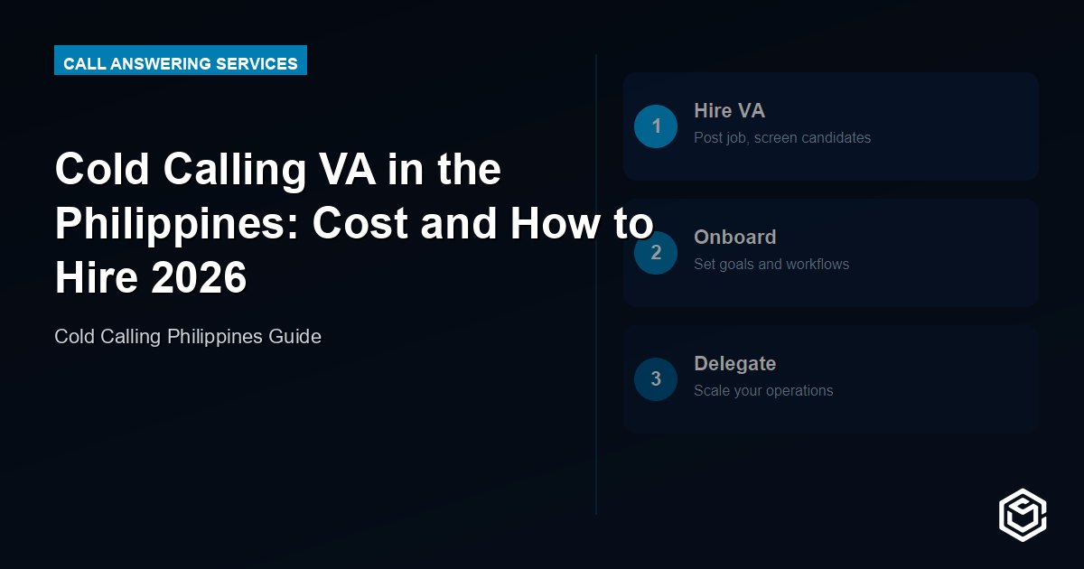 Cold Calling VA in the Philippines: Cost and How to Hire 2026