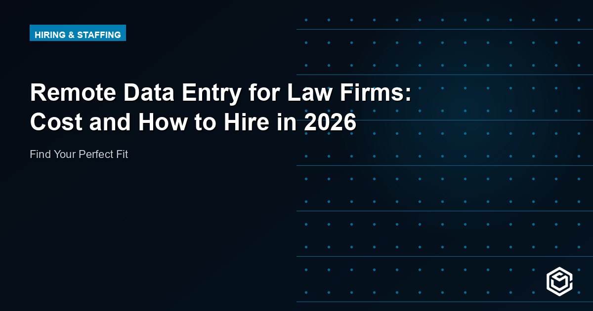 Remote Data Entry for Law Firms: Cost and How to Hire in 2026