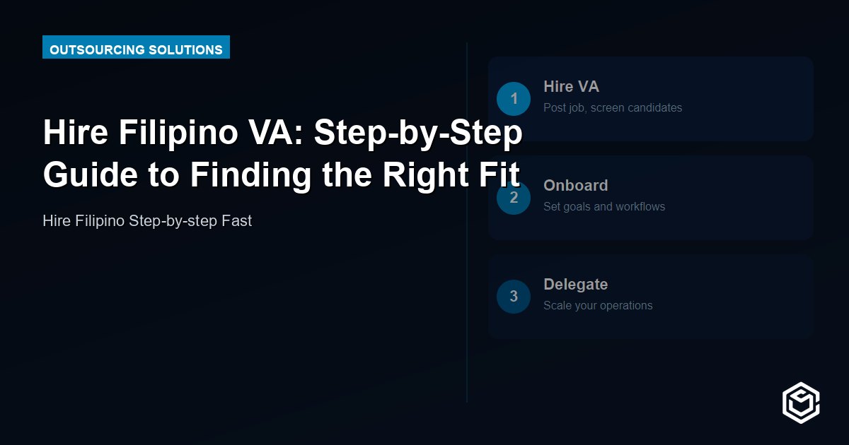 Hire Filipino VA: Step-by-Step Guide to Finding the Right Fit