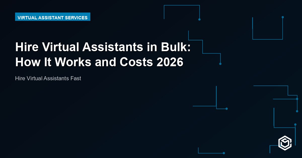 Hire Virtual Assistants in Bulk: How It Works and Costs 2026