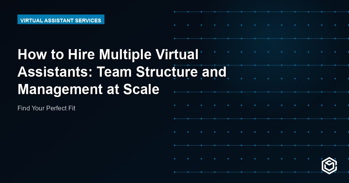 How to Hire Multiple Virtual Assistants: Team Structure and Management at Scale