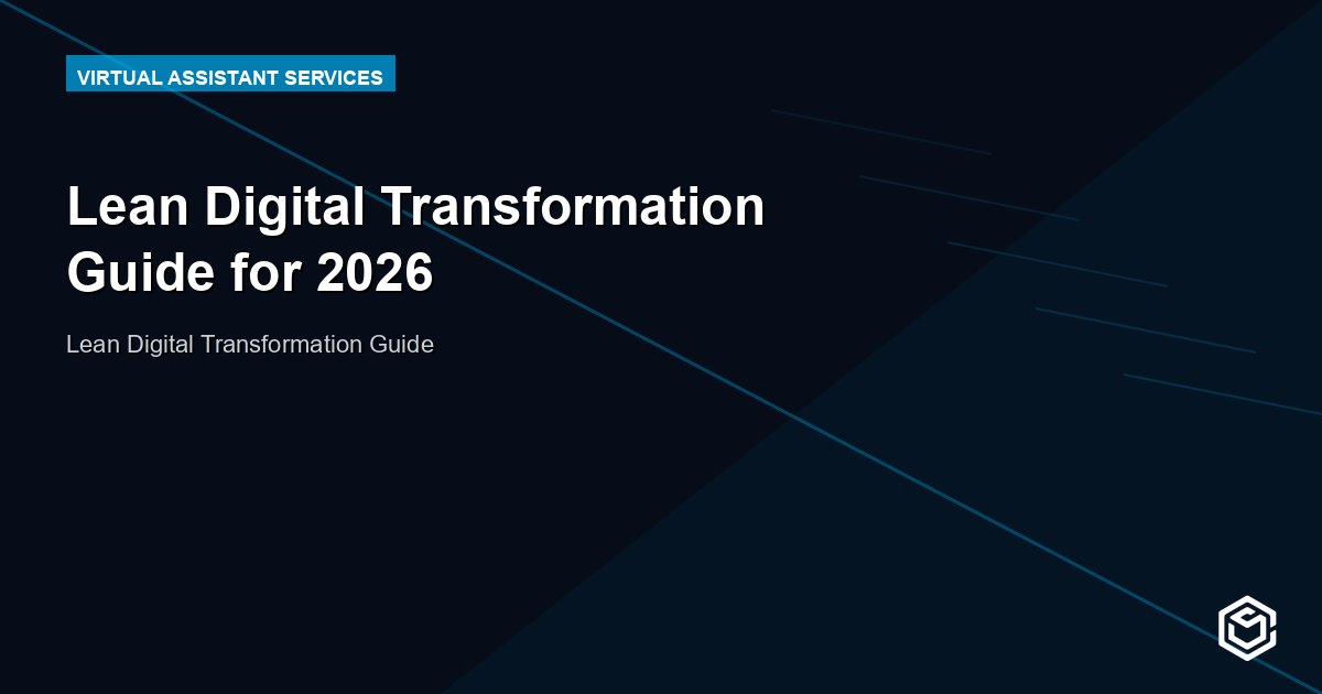 Lean Digital Transformation Guide for 2026