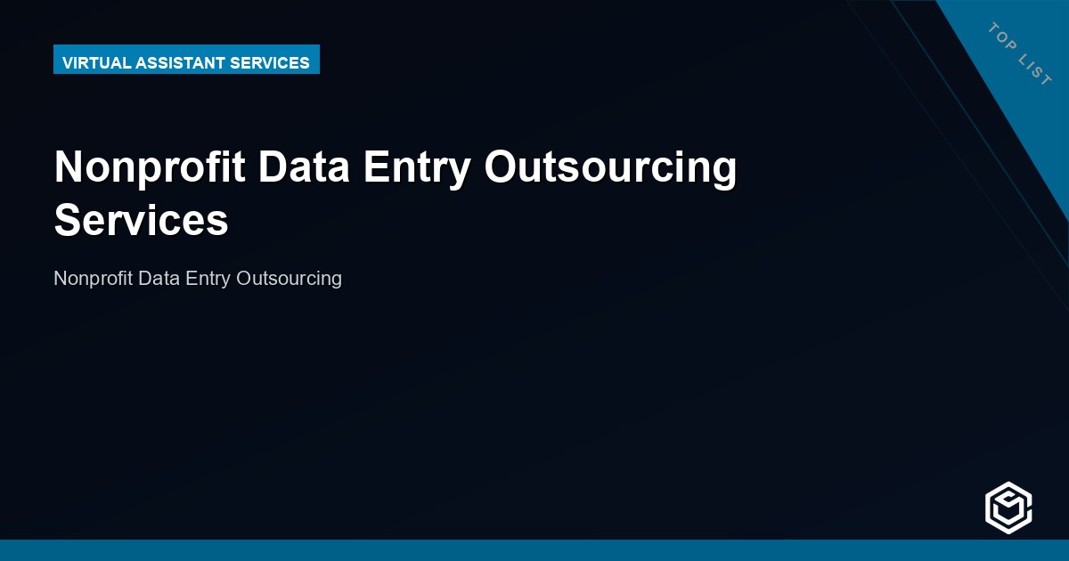 Nonprofit Data Entry Outsourcing Services