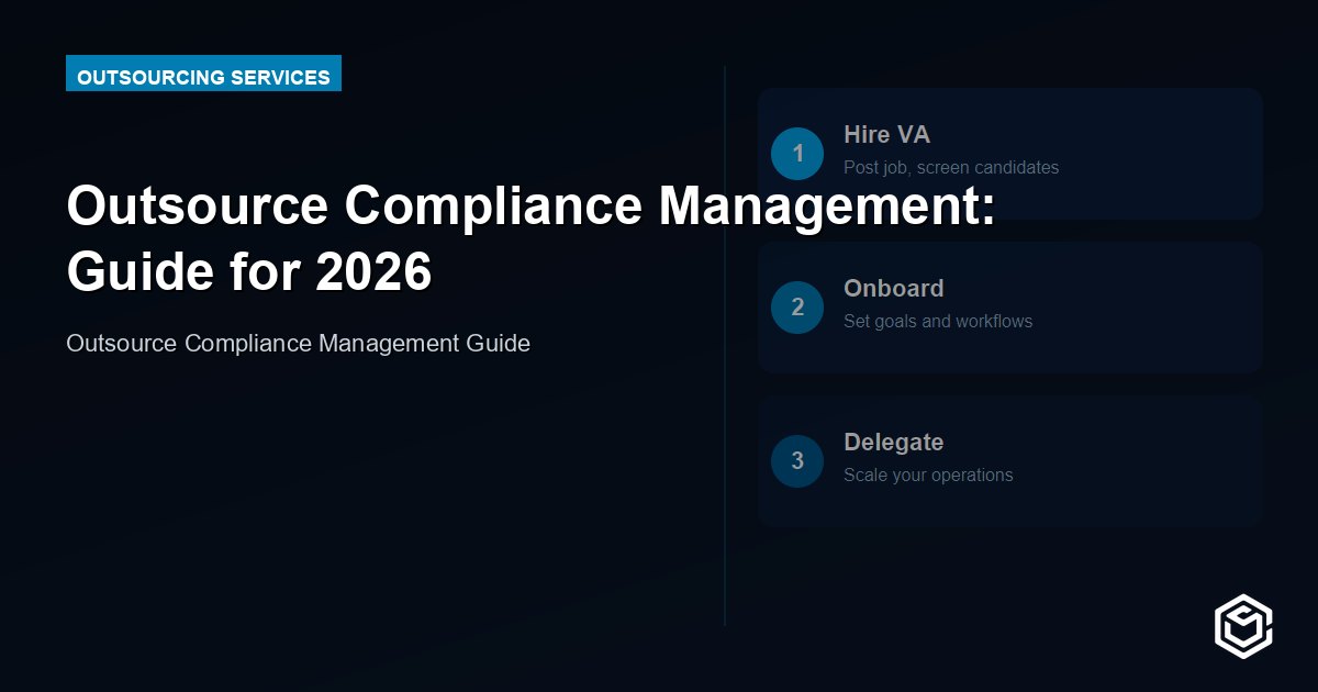 Outsource Compliance Management: Stay Compliant Without the Overhead