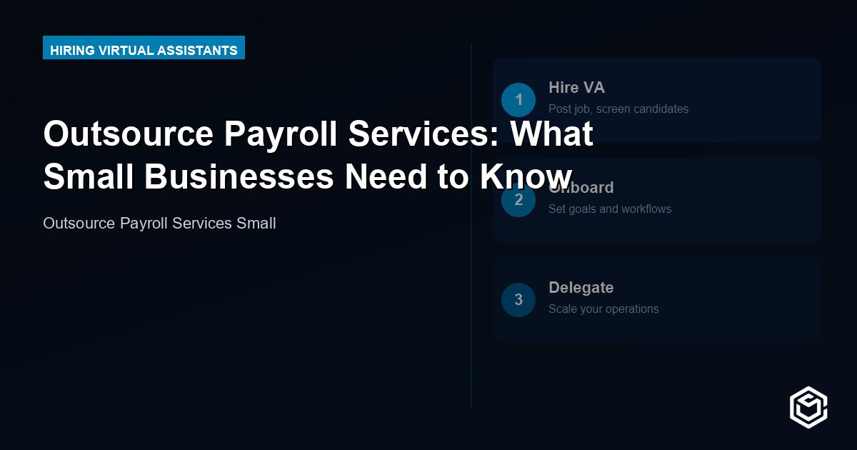 Outsource Payroll Services: What Small Businesses Need to Know