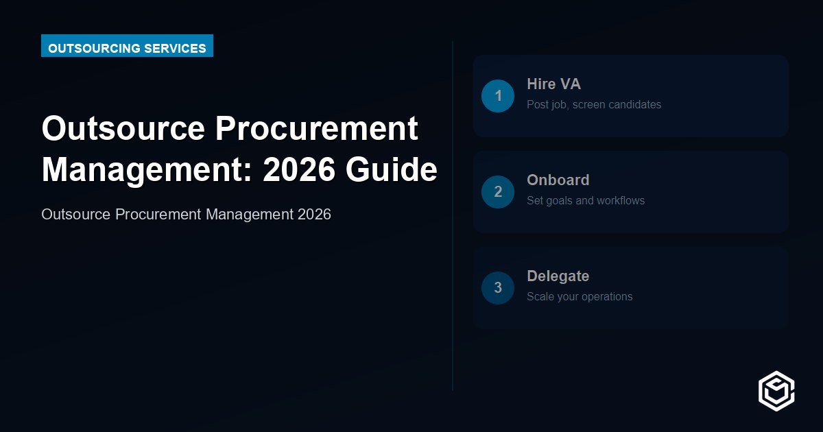 Outsource Procurement Management: Save Time and Money
