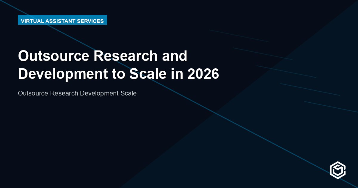 Outsource Research and Development to Scale in 2026