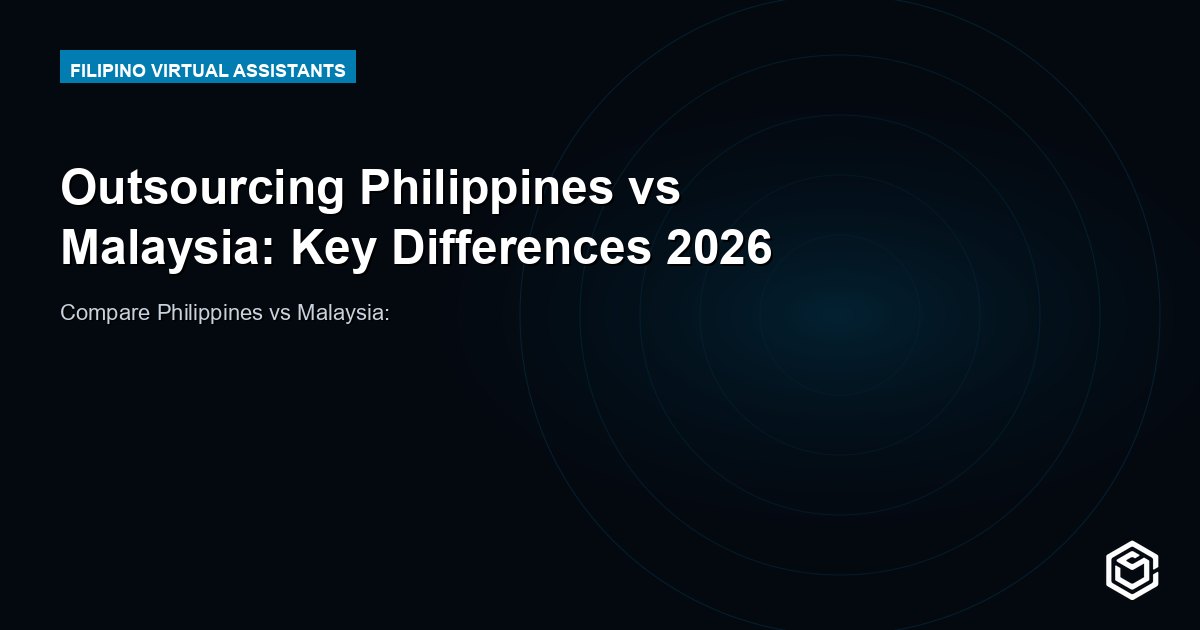 Outsourcing Philippines vs Malaysia: Key Differences 2026