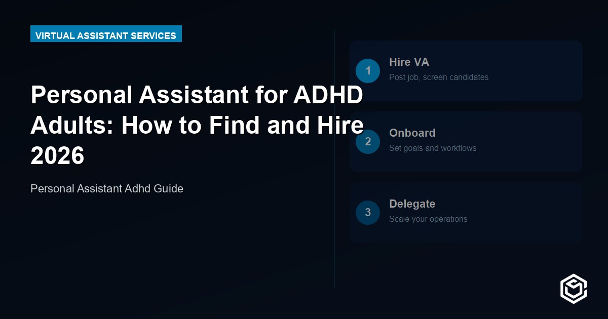 Personal Assistant for ADHD Adults: How to Find and Hire 2026